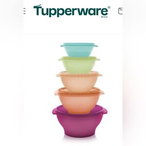 NEW (NIP) Tupperware 5-piece Servalier Bowl Set (LAST one)